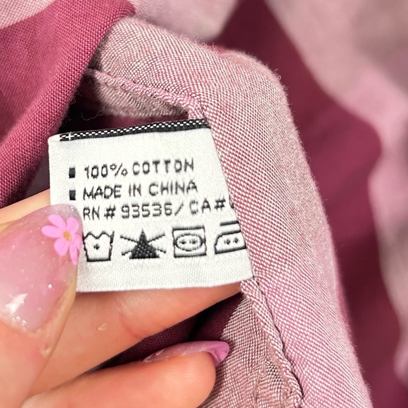 Ecko Unlimited Y2K Striped Shirt Men's Pink Button Down Skater Streetwear Large - Picture 6 of 11